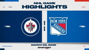 23.03.2026 | ОБЗОР МАТЧА | Нью-Йорк Рейнджерс - Виннипег Джетс | Highlights