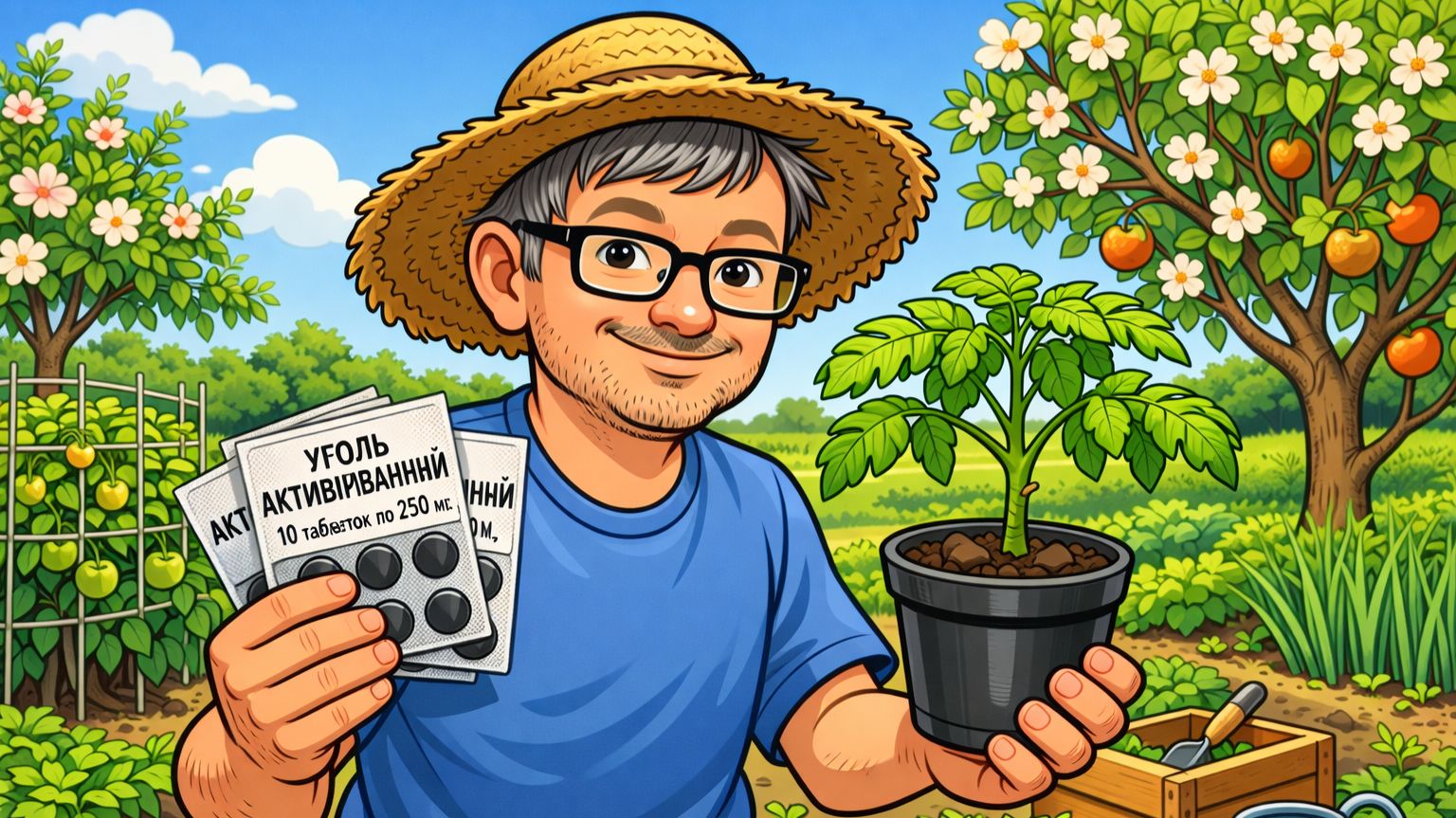 Польза активированного угля для рассады