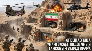 Армия США проводит штурм подземного танкового завода Ирана в горах Загрос