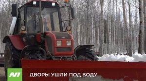 Убирают ли тающий снег в Нижневартовске?