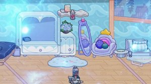 Обустройство синий комнаты