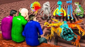 СЕМЬЯ ПОППИ ПЛЕЙТАЙМ 4 В ЛАБИРИНТЕ! УГАР И БЕЗУМИЕ В Garry`s Mod