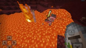 Адские приключения (майнкрафт) #106 ГОЛЕМ В ЛАВЕ ДЕРЕТСЯ СО СВИНОЗОМБИ