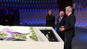 Президент сегодня дал старт строительству нового здания НЦ "Россия" в Москве.