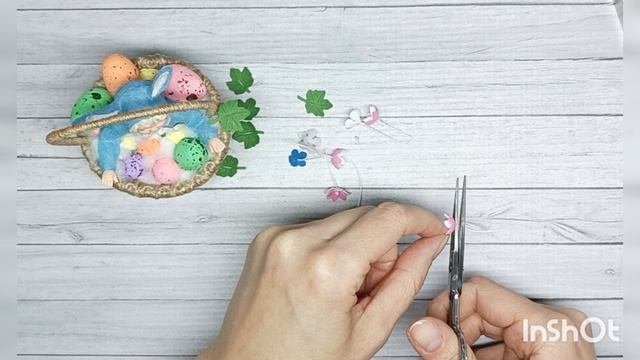 ПАСХАЛЬНЫЙ ЗАЙКА В КОРЗИНЕ, часть 7