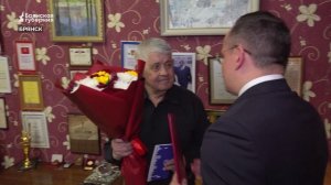 Первый губернатор Брянщины Юрий Лодкин принимает поздравления с 88-летием