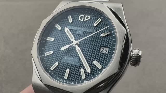 Girard Perregaux Laureato 38 (81005-11-431-11A) смотреть онлайн