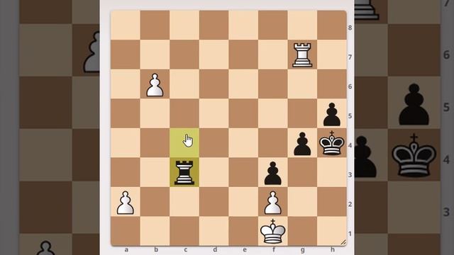 Гениальный способ выиграть в спорном ладейном окончании, когда грозит мат в 1 ход