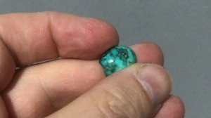 Бирюза персидская, изумрудно- зеленая 17,15кт #565