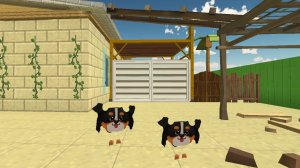 эволюция собачек в чикен Гане  1 сезон 1 серия сбежали из дома.