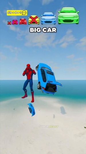 Человек Паук разозлился😧 #beamng