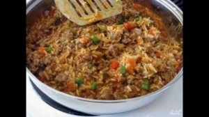 ГОВЯДИНА ТУШЁНАЯ С РИСОМ И ОВОЩАМИ