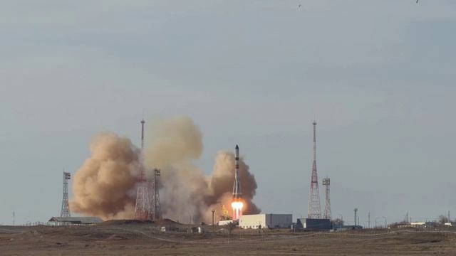 Запуск ракеты на Байконуре