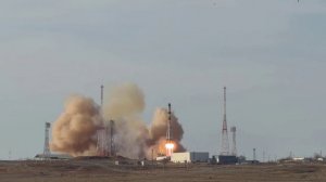 Запуск ракеты на Байконуре