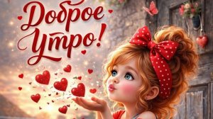 С добрым весенним утром. Красивая музыкальная открытка.