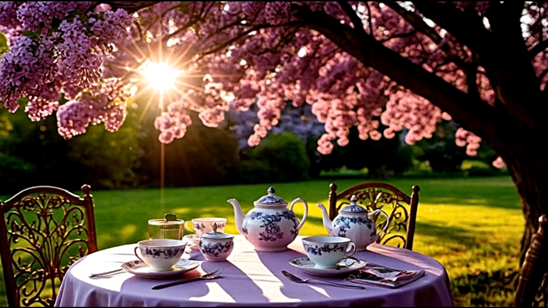 Уютная атмосфера на фоне заката Волшебство природы Музыка для отдыха