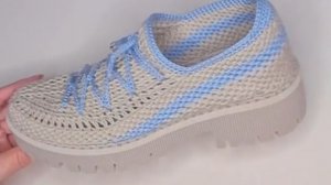 ТУФЛИ СПОРТИВНЫЕ ВЯЖЕМ КРЮЧКОМ