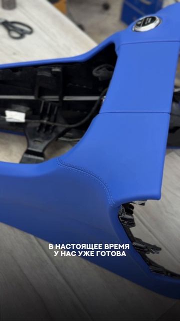 Процесс перетяжки салона Mercedes SL