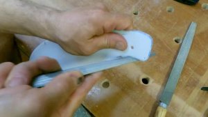 ремонт лопасти складного плавника