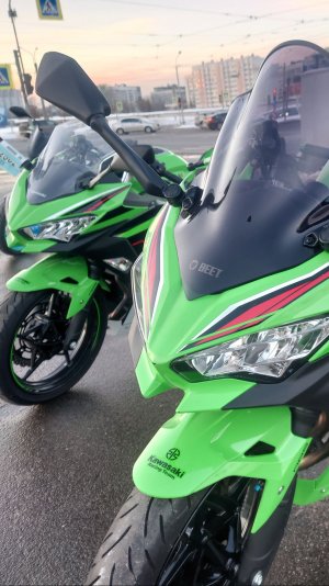 Ninja400 ABS 2022г приехал под заказ для Дианы EX400G-AF3012