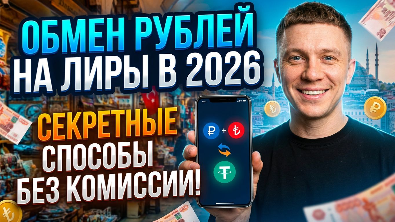 Как обменять рубли на лиры в Турции // Лучший способ в 2026 году