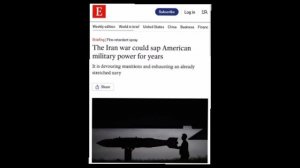 📰 Война с Ираном может ослабить военную мощь США на годы - The Economist  Эта война поглощает