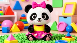 🌈ВЕСЕЛО УЧИМ ФИГУРЫ С ПАНДОЧКОЙ | Обучающее видео для детей | Развивающий мультфильм #учимфигуры