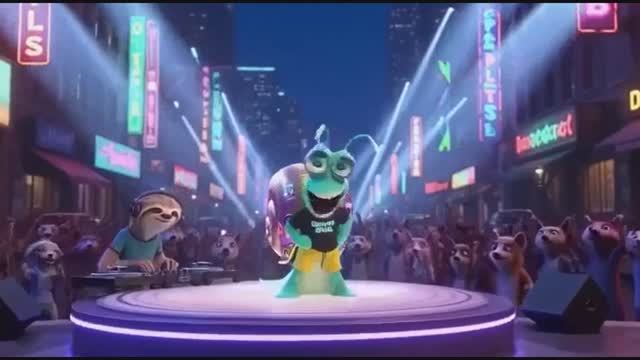 Детская песенка .Улитка в пляс!