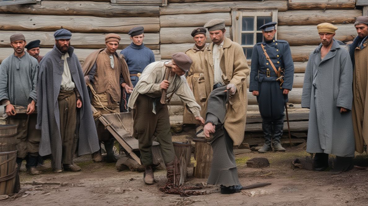 360. Панорама заброшенного  участка  Сибирского тракта Роговое - Мотоус.