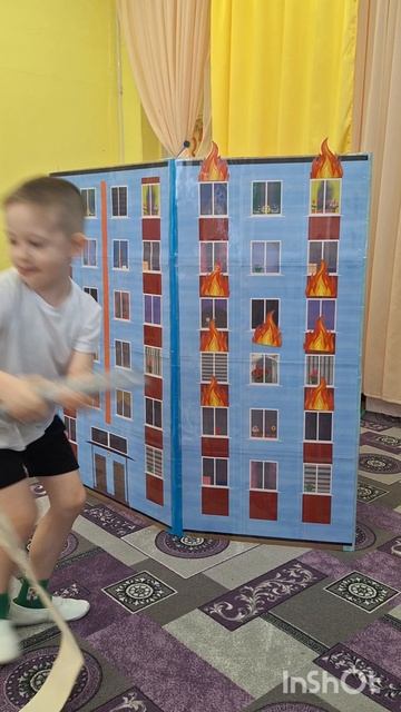 Пожарная эстафета в детском саду № 20 (г.Магадан 25.03.2026)