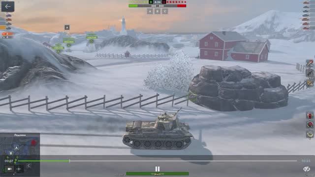 Игра в Танки, советский Танк Т-43 бой, сражение клип под песню Кукушка. Бои и сражения на танках.