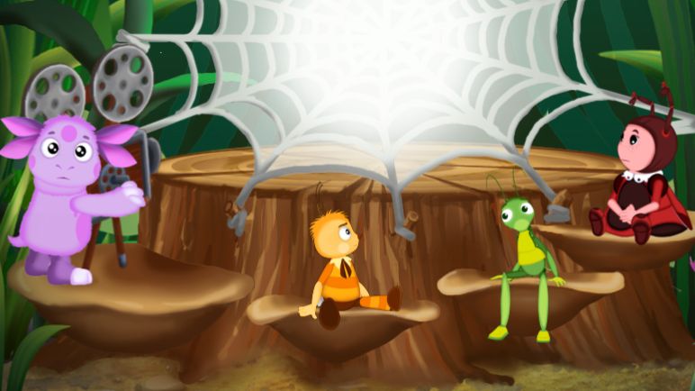 Лунтик. Лунтик учит буквы. Буквы алфавита детям . Часть  12