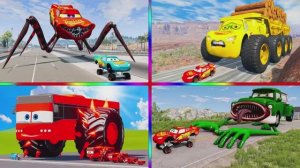 КТО МОЩНЕЕ? 🏎️💥 МОНСТР-ТРАК МАКВИН ПРОТИВ ШКОЛЬНОГО АВТОБУСА! Мультик для детей 🏆