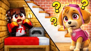 😱 Я ПОСТРОИЛ ПОТАЙНУЮ КОМНАТУ, что бы СПРЯТАТЬСЯ ОТ СКАЙ В МАЙНКРАФТЕ!