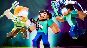 ХЕРОБРИН ПРОТИВ АЛЕКС - МАЙНКРАФТ МУЛЬТИКИ