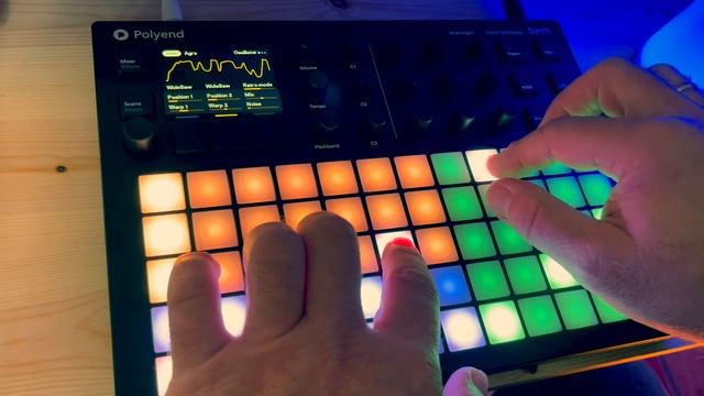 Polyend Synth Ambient Jam ｜  Live Inspired By The TRON Universe