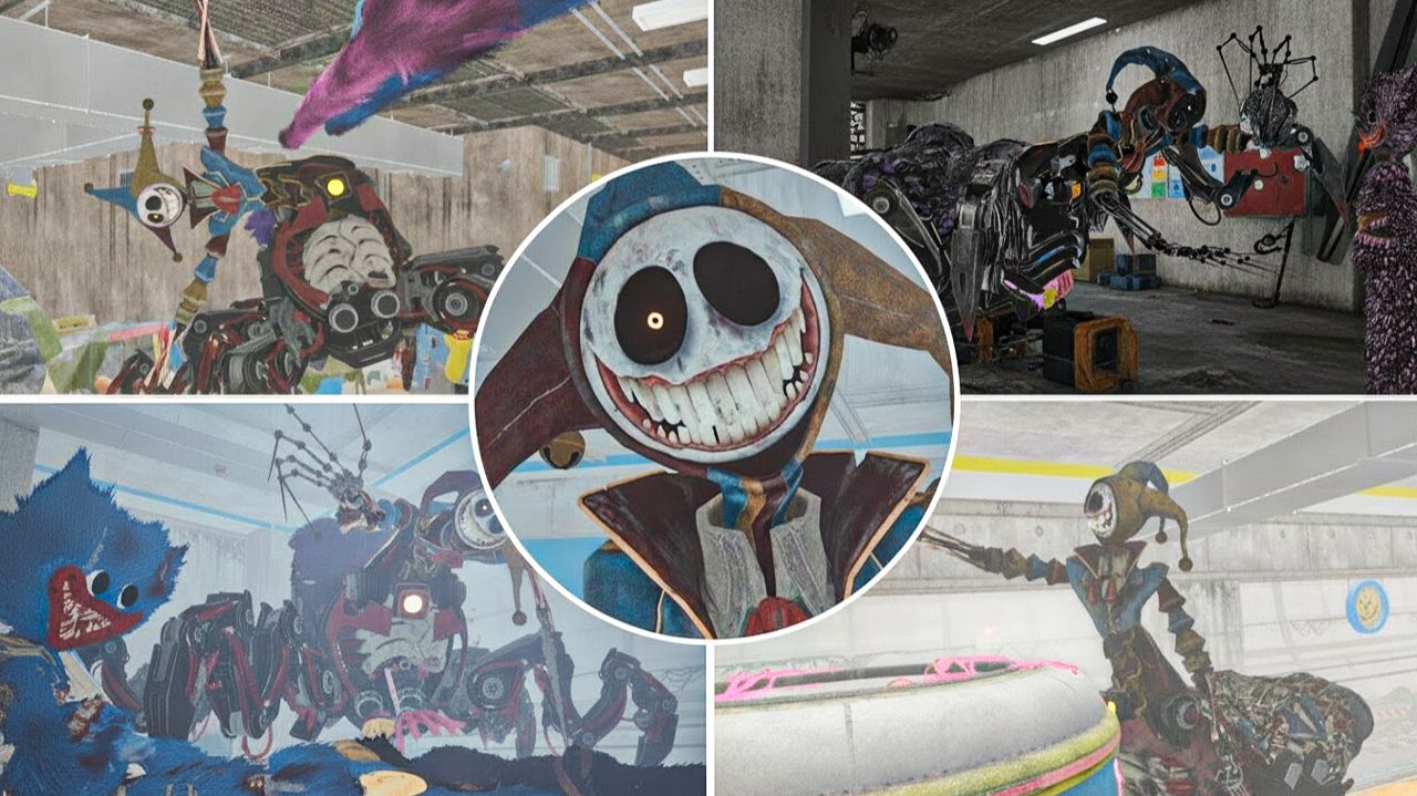 Poppy Playtime Все Сцены ПРОТОТИПА: За кулисами (Главы 2-5)