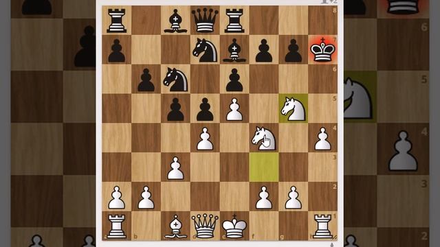 Самая распространённая шахматная ловушка с жертвой слона на _h7_ в начале партии