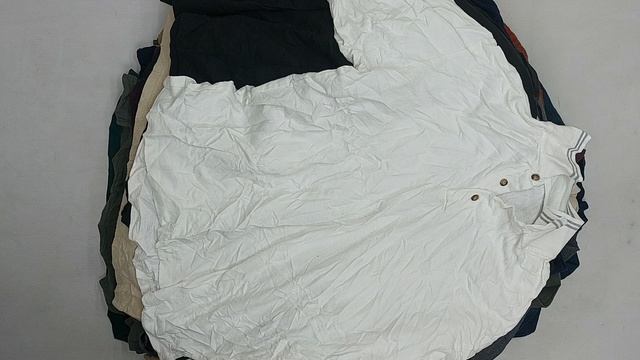 Футболки поло муж дл. рукав (Тонковки) секонд оптом 13 пак