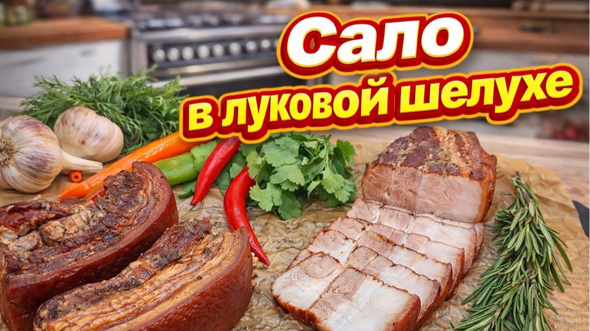 Вкуснейшая свиная грудинка в луковой шелухе просто тает во рту! Простой проверенный рецепт.