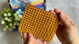 Пышный рельефный узор спицами «Кукурузка» или «Ёжики», или «Узелки»