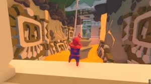 СУПЕРГЕРОИ НА НЕОБИТАЕМОМ ОСТРОВЕ! ПЛАСТИЛИНОВЫЙ ПОБЕГ ИЗ ДЖУНГЛЕЙ В HUMAN FALL FLAT