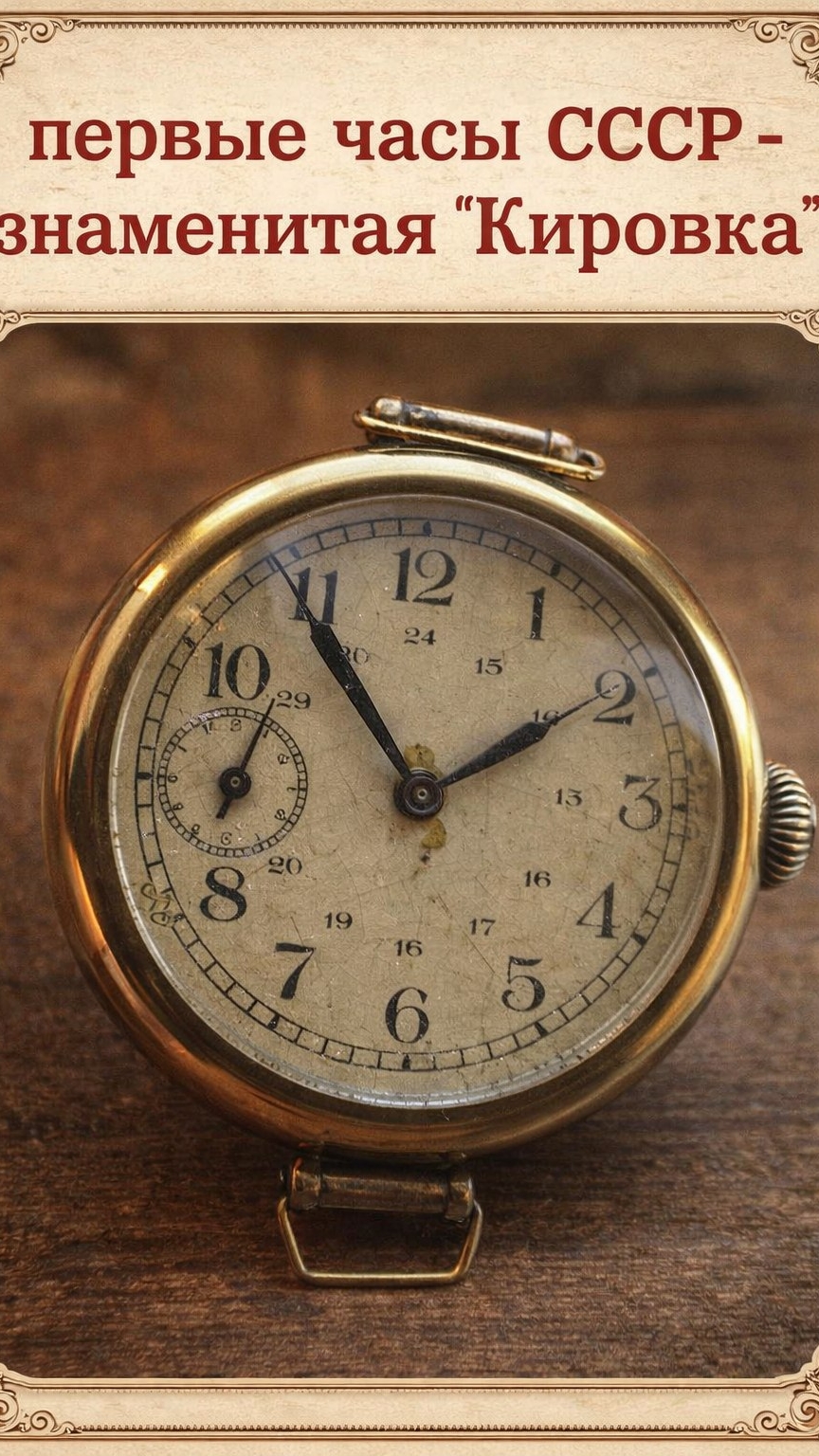 Первые часы СССР - знаменитая Кировка