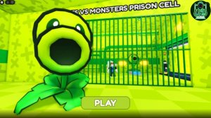 🌱РАСТЕНИЯ ПРОТИВ МОНСТРОВ БЕГУТ ИЗ ТЮРЬМЫ ОББИ РОБЛОКС