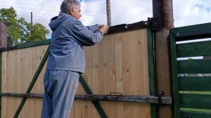 Сделали ворота! Ремонт в холодной прихожей. Закрываем дачный сезон 2024. Деревенские дачники.