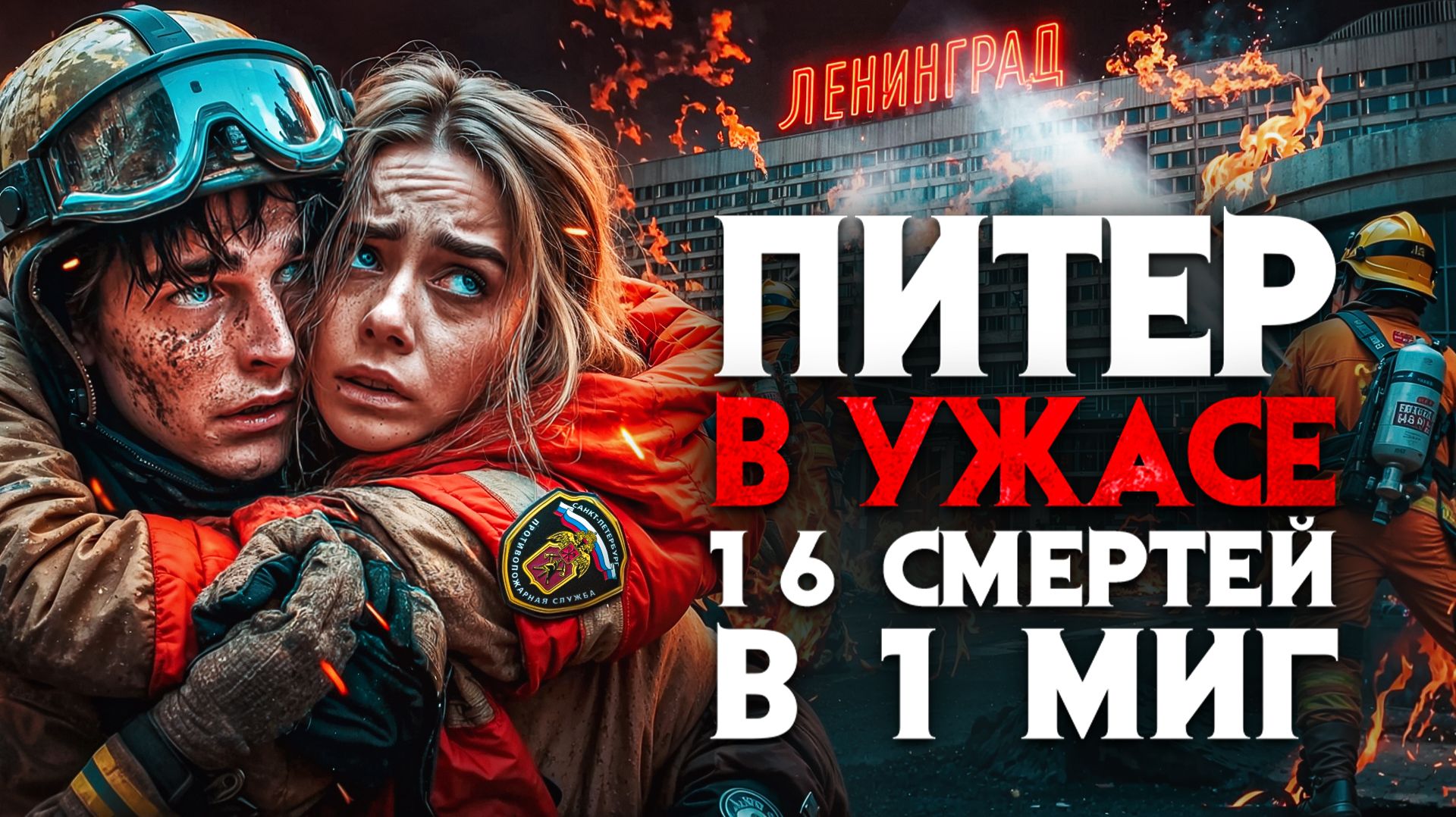 Кровавая трагедия в Петербурге. 16 погибших в 1 миг.4000 м2 гостиницы превратившихся в печь с людьми