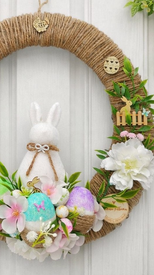 ЯРКАЯ ПАСХАЛЬНАЯ ПОДЕЛКА 🐥🌿Своими руками🌷 #пасха2026 #пасхальныеподелки