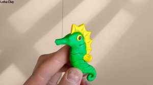 Как слепить Морского Конька из пластилина / Морской Конек из пластилина своими руками /Простая лепка
