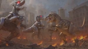 Динозавры. Битва Динозавров. Халк Тирекс. Индоминус.