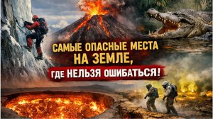 Самые опасные места на Земле, где нельзя ошибаться
